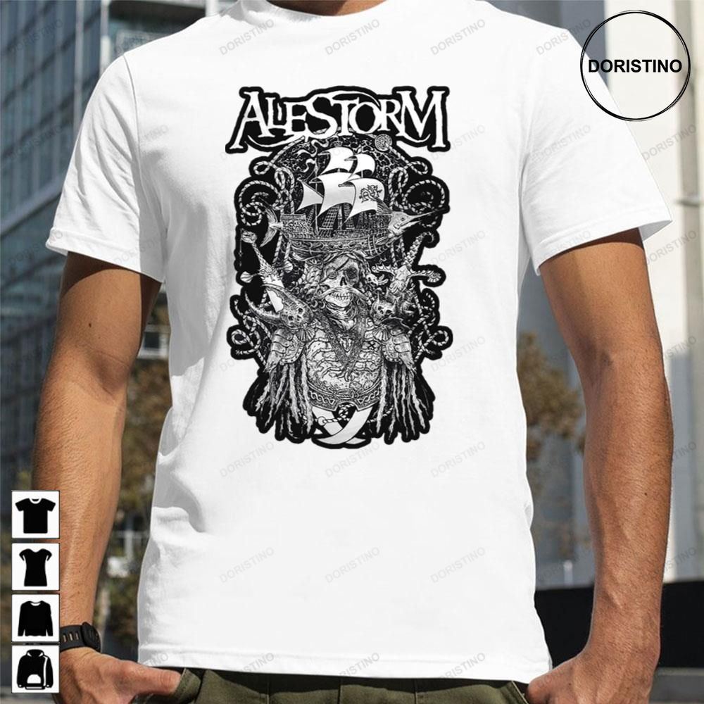 Whtie Design Alestorm Awesome Shirts